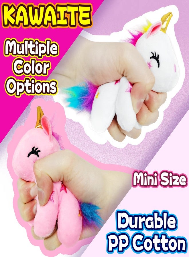 Kawaite Light Pink Unicorn Stuffed Animals, Kawaii Plushies for Girls and Boys, Soft Unicorn Mini Plush Toys Key Chains, Fun and Cuddly Plush Toy for Kids, Small and Cute Stuffed Animal for Birthday Gifts - Image 3